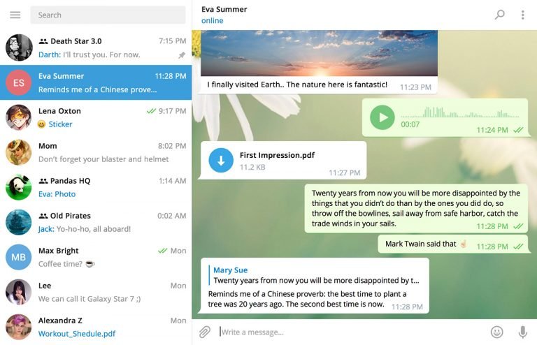 Telegram for Desktop Download – gratuit – CHIP